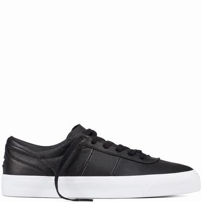 Converse One Star Cc Pro Low Tops Mens - Black/Black/White Shoes (993THSQF)